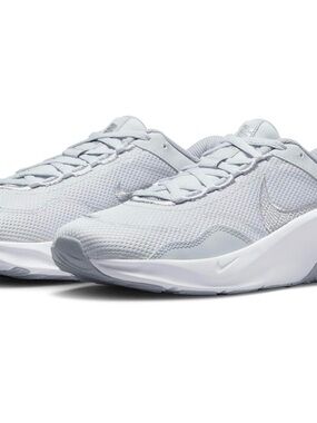 Nike Women’s Mesh Trainer Sneakers - Light Silver/White